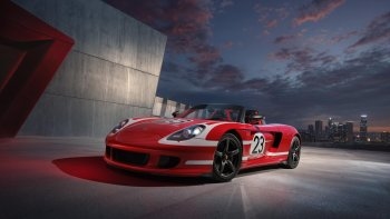 保时捷Carrera GT，工厂定制萨尔茨堡涂装 汽车高清壁纸组图下载