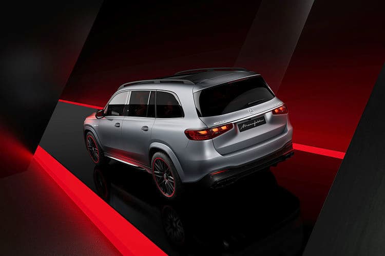 奔驰 AMG GLS MANUFAKTUR Arctic Silver edition 高清全屏壁纸