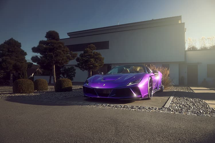 法拉利 F8 Spider N-Largo Novitec 高清全屏壁纸