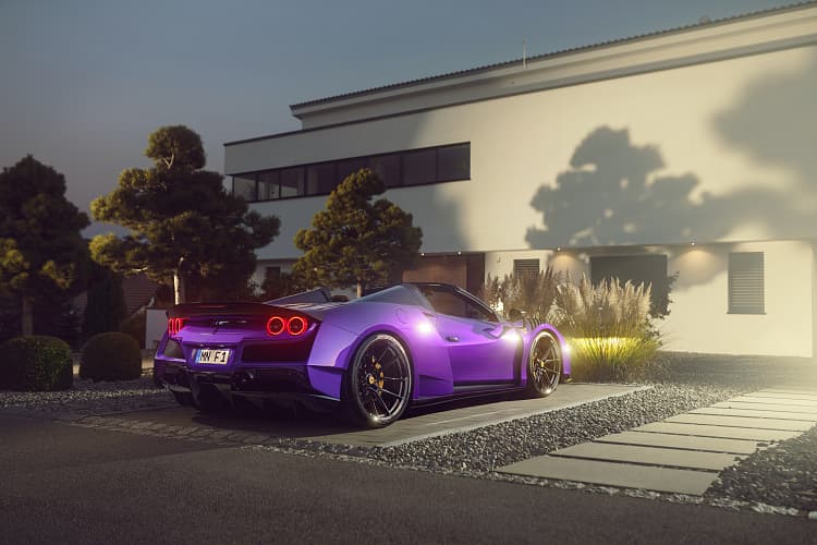 法拉利 F8 Spider N-Largo Novitec 高清全屏壁纸