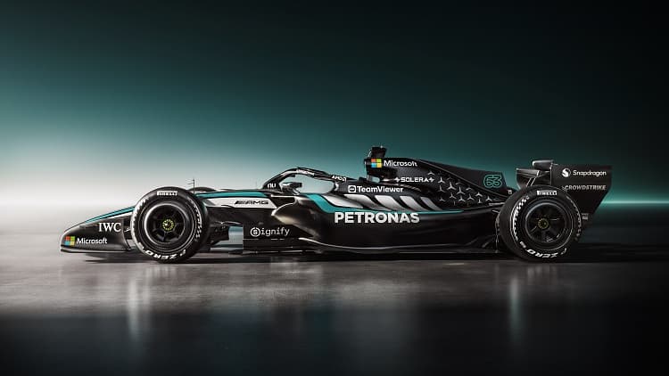 F1 奔驰 W17 E  Performance 高清全屏壁纸
