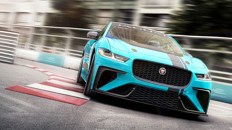 捷豹 I-PACE etrophy racecar 高清全屏壁纸