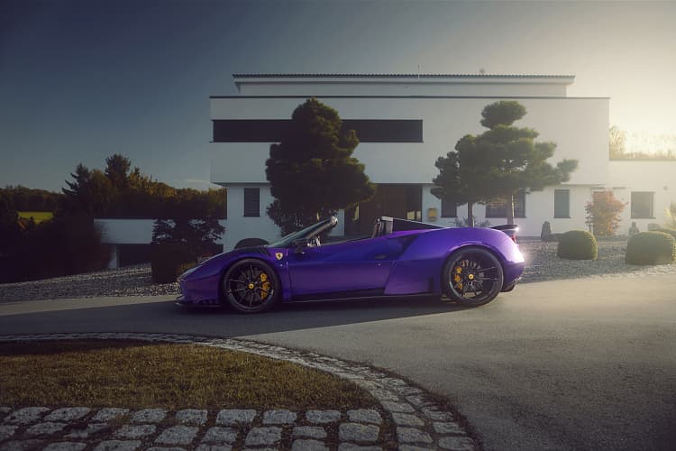 法拉利 F8 Spider N-Largo Novitec 高清全屏壁纸