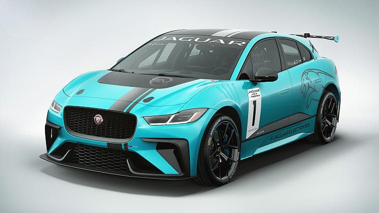 捷豹 I-PACE etrophy racecar 高清全屏壁纸
