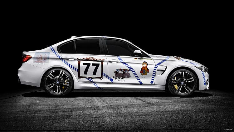 宝马 M3 munichner wirte 高清全屏壁纸