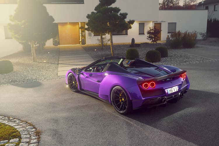 法拉利 F8 Spider N-Largo Novitec 高清全屏壁纸