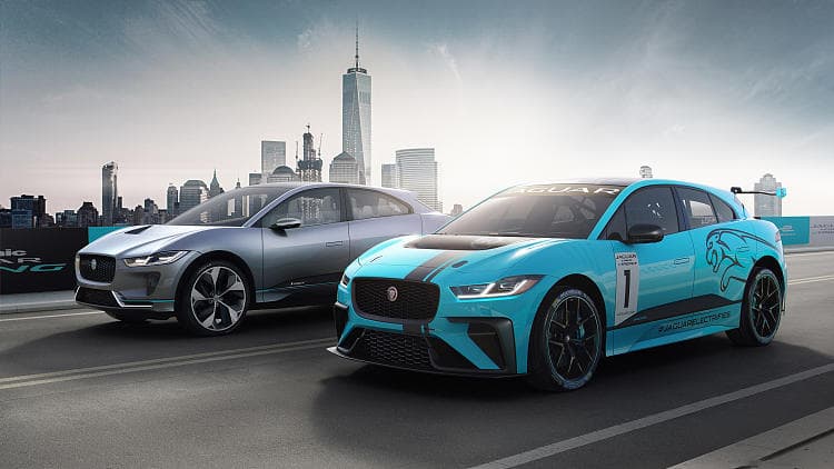 捷豹 I-PACE etrophy racecar 高清全屏壁纸