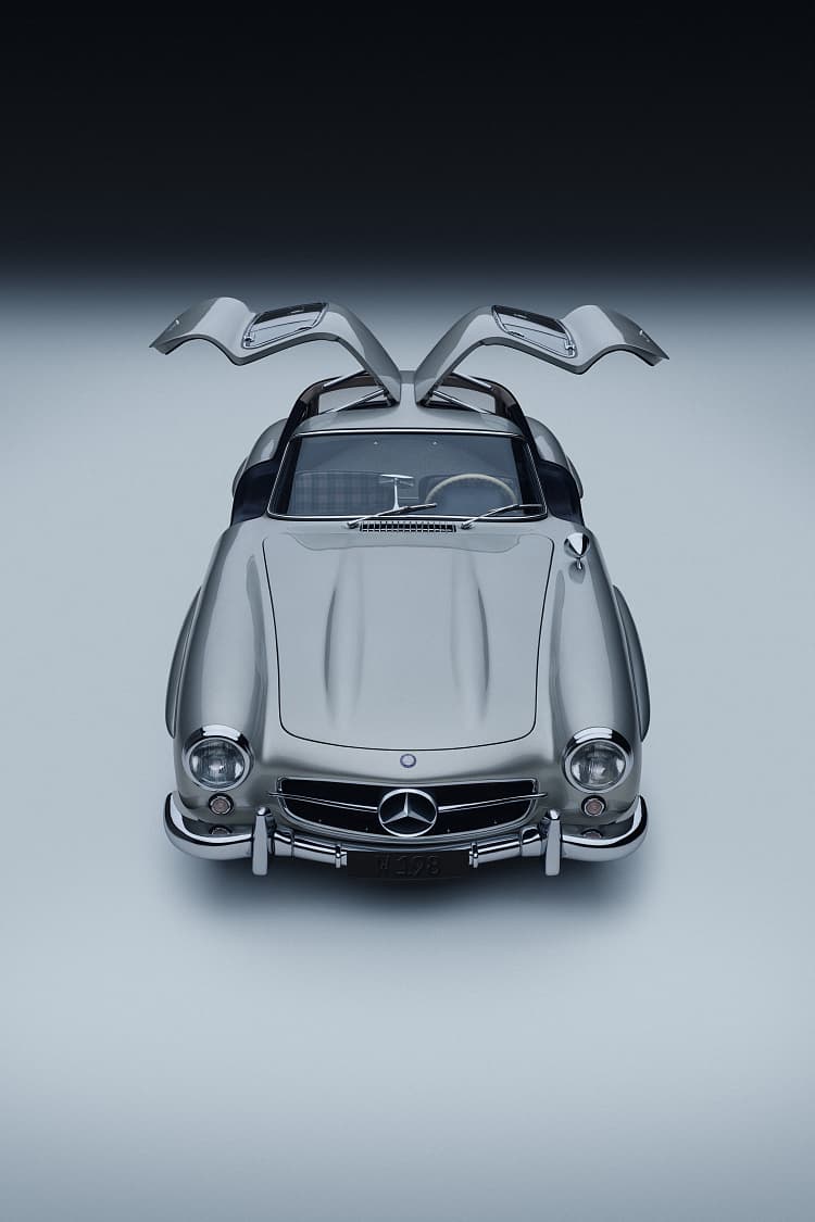 奔驰 300 SL Gullwing W198 高清全屏壁纸