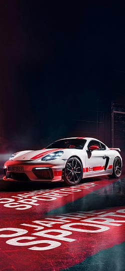 保时捷 718 GT4 高清手机竖屏壁纸