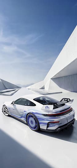保时捷 911 Gt3 Manthey Artisan 高清手机竖屏壁纸