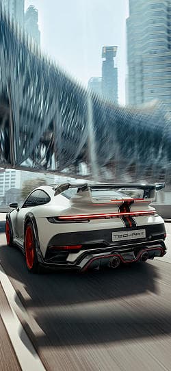 保时捷 911 TECHART GTstreet R 高清手机竖屏壁纸