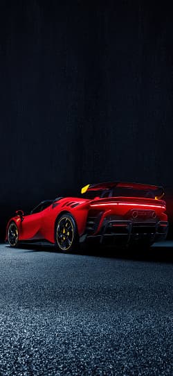 法拉利 SF90 xx spider 高清手机竖屏壁纸