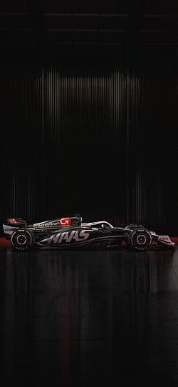 F1 哈斯 VF-24 高清手机竖屏壁纸