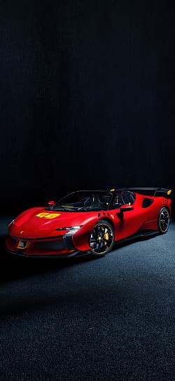 法拉利 SF90 xx spider 高清手机竖屏壁纸