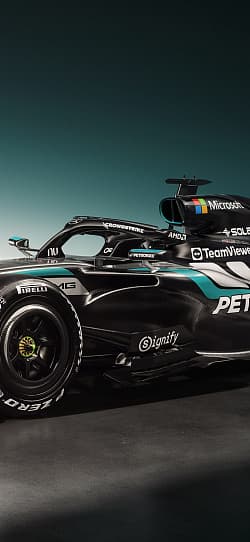 F1 奔驰 W17 E  Performance 高清手机竖屏壁纸