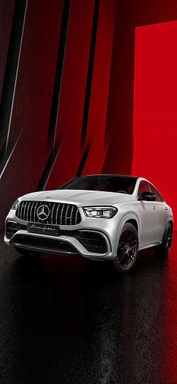 奔驰 AMG GLE MANUFAKTUR Arctic Silver edition 高清手机竖屏壁纸