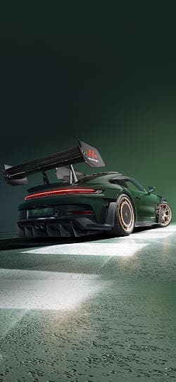保时捷 911 gt3 rs with manthey kit 高清手机竖屏壁纸