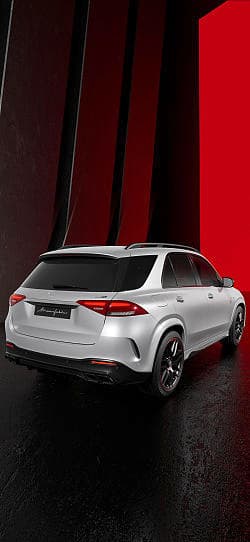 奔驰 AMG GLE MANUFAKTUR Arctic Silver edition 高清手机竖屏壁纸