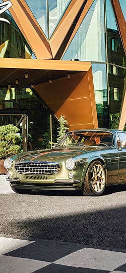 沃尔沃 P1800 GT Cyan 高清手机竖屏壁纸