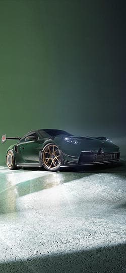 保时捷 911 gt3 rs with manthey kit 高清手机竖屏壁纸