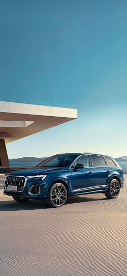 奥迪 Q7 55 tfsi quattro s line 高清手机竖屏壁纸