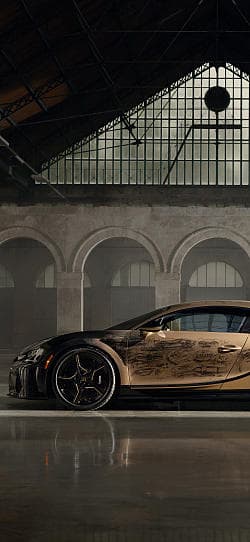 布加迪 Chiron super sport golden era 高清手机竖屏壁纸