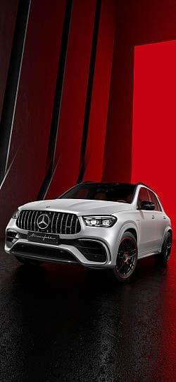 奔驰 AMG GLE MANUFAKTUR Arctic Silver edition 高清手机竖屏壁纸