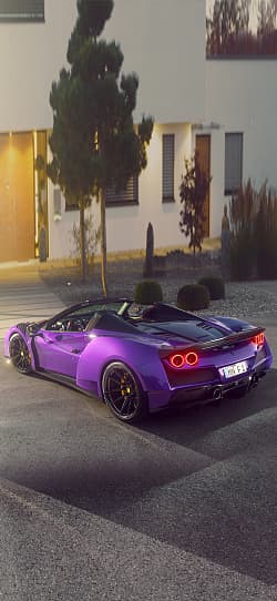 法拉利 F8 Spider N-Largo Novitec 高清手机竖屏壁纸