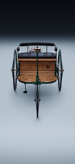 奔驰 经典车型 Benz Patent Motor Car 高清手机竖屏壁纸