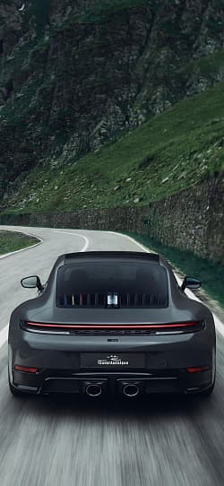 保时捷 911 Carrera 4 GTS Sonderwunsch 高清手机竖屏壁纸