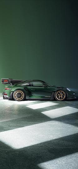 保时捷 911 gt3 rs with manthey kit 高清手机竖屏壁纸