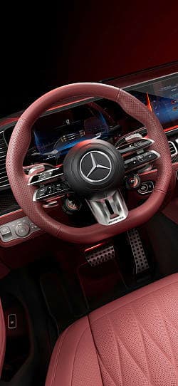 奔驰 AMG GLS MANUFAKTUR Arctic Silver edition 高清手机竖屏壁纸
