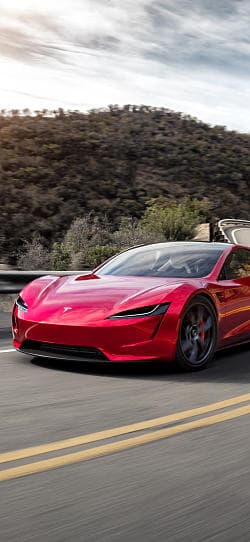 特斯拉 Roadster  高清手机竖屏壁纸