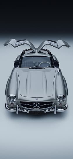 奔驰 300 SL Gullwing W198 高清手机竖屏壁纸