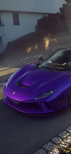 法拉利 F8 Spider N-Largo Novitec 高清手机竖屏壁纸